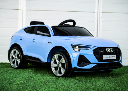 Masinuta electrica pentru copii Audi E-tron Sportback 4x4 12V 140W culoare Albastru [3]