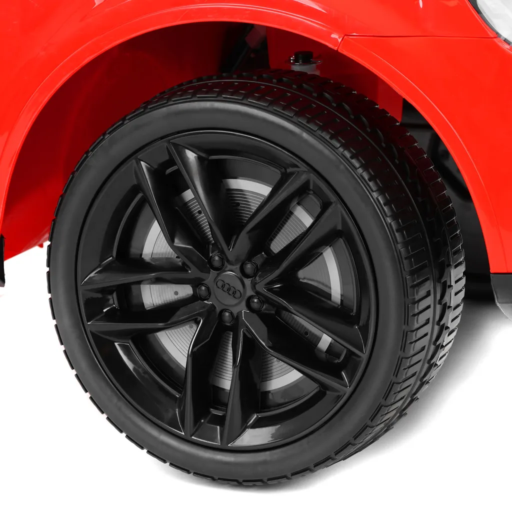 Masinuta electrica pentru copii 2-6 ani, Audi Q7, 90W, 12V 10Ah, echipare standard, culoare rosie [7]