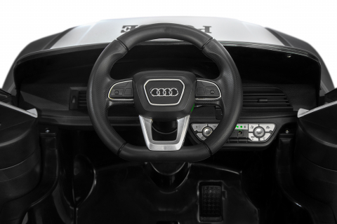 Masinuta electrica de politie Audi Q5 90W 12V 7Ah echipata PREMIUM #Police [7]