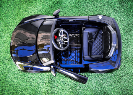 Masinuta electrica pentru copii Audi R8 Spyder 70W 12V, Bluetooth, culoare negru [10]