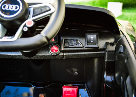 Masinuta electrica pentru copii Audi R8 Spyder 70W 12V, Bluetooth, culoare negru [13]
