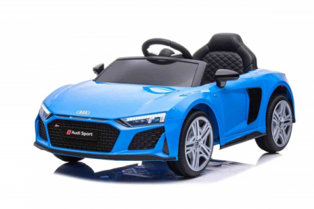 Masinute electrice - Masinuta electrica pentru copii Audi R8 Spyder 70W 12V, Bluetooth, culoare Albastru
