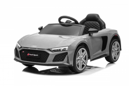 Masinute electrice - Masinuta electrica pentru copii Audi R8 Spyder 70W 12V, Bluetooth, culoare Grey