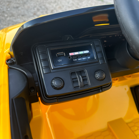 Masinuta electrica BMW M4 copii 2-5 ani, galbena [19]