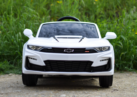 Masinuta electrica pentru copii Chevrolet Camaro 2SS 90W 12V PREMIUM #Alb [1]