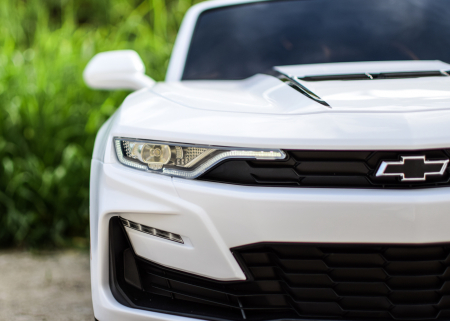 Masinuta electrica pentru copii Chevrolet Camaro 2SS 90W 12V PREMIUM #Alb [8]