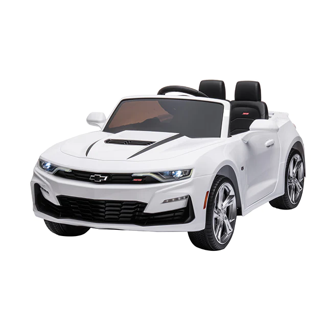 Masinute electrice - Masinuta electrica pentru copii Chevrolet Camaro 2SS 90W 12V PREMIUM #Alb