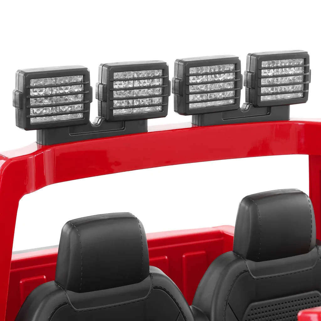 Masinuta electrica copii Ford Super Duty F450, rosie [5]