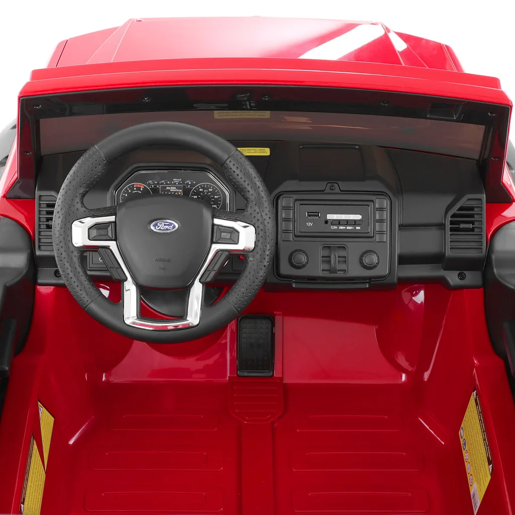 Masinuta electrica copii Ford Super Duty F450, rosie [10]