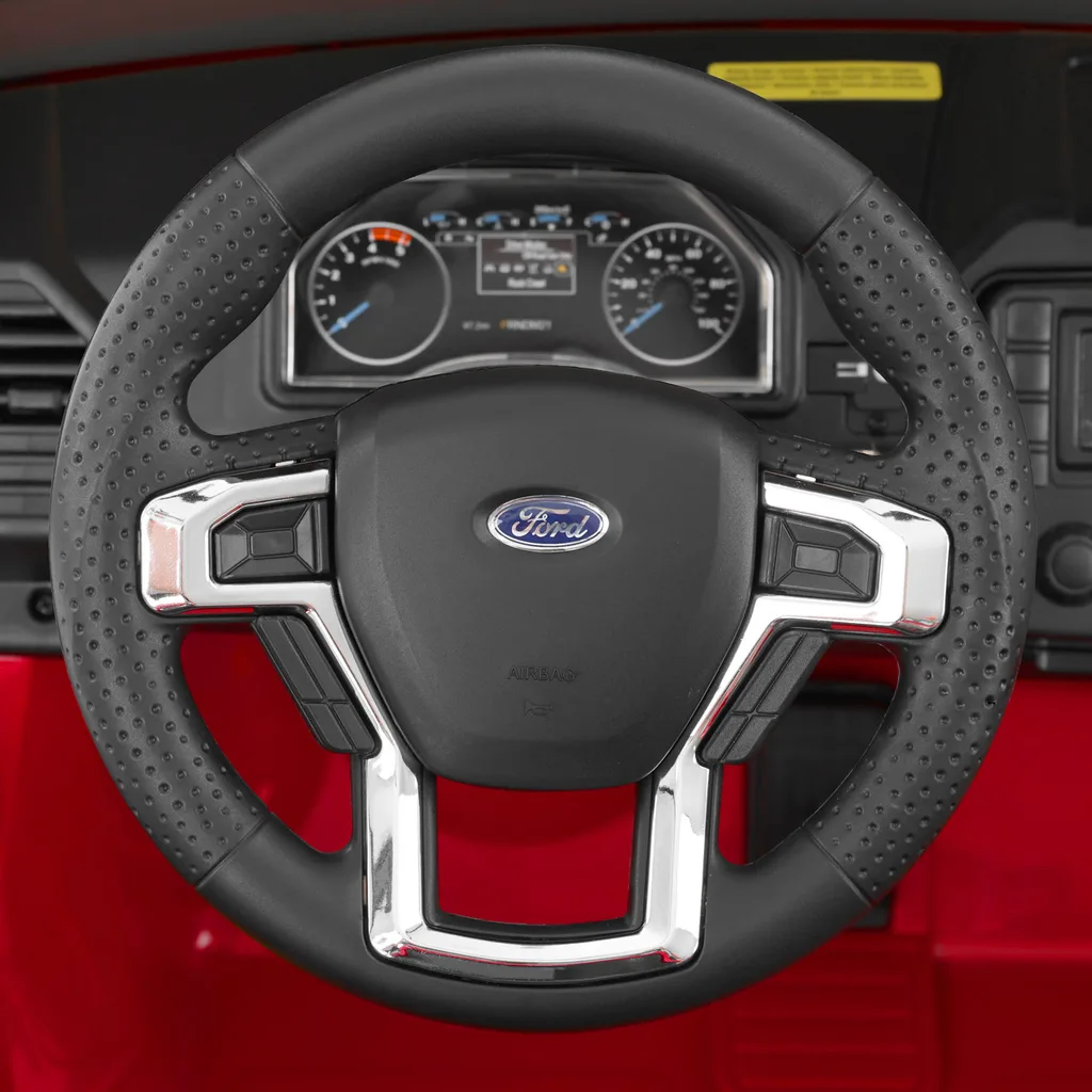 Masinuta electrica copii Ford Super Duty F450, rosie [4]