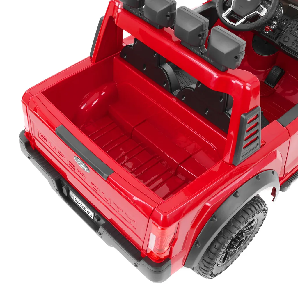 Masinuta electrica copii Ford Super Duty F450, rosie [11]