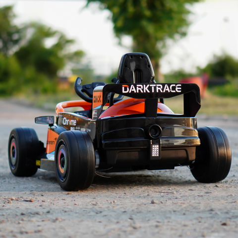 Masinuta electrica pentru copii, Formula 1 McLaren Racing 70W 12V, cu scaun tapitat [6]
