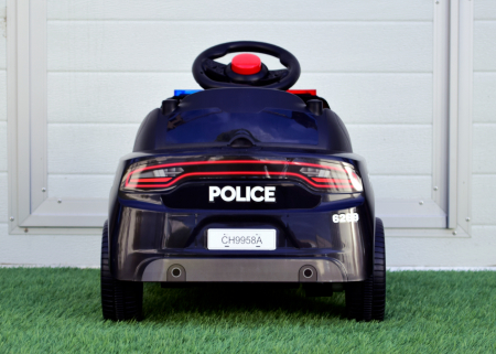 Masinuta electrica pentru copii Kinderauto BJ9958A 30W 6V Police #Black & White [3]