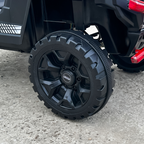 Masinuta electrica pentru copii, Kinderauto CAPE-X 4x4 100W, 12V, scaun tapitat, RED spider [13]