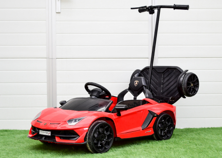 Masinuta electrica Lamborghini SVJ cu hoverboard, rosu [2]
