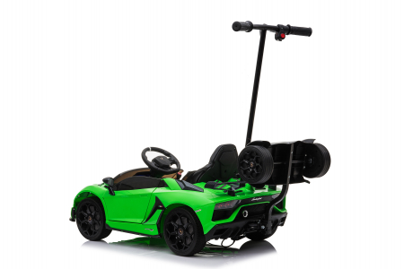 Masinuta electrica Lamborghini SVJ cu hoverboard, verde [1]