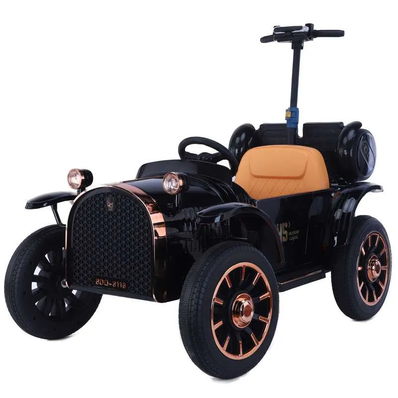 Masinute electrice - Masinuta electrica + hoverboard pentru adulti, Kinderauto BRUM 1945 90W 12V, negru