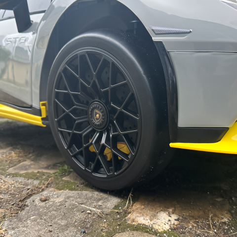 Masinuta electrica pentru copii Lamborghini Huracan STO 12V 80W Premium, Gri [11]
