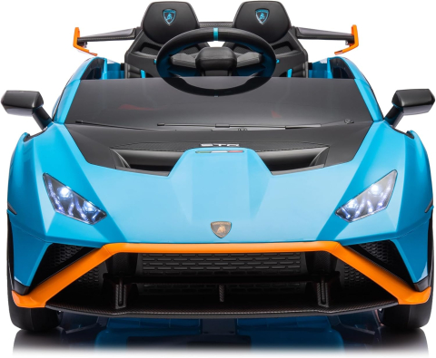 Masinuta electrica pentru copii Lamborghini Huracan STO 12V 80W Premium, albastru [1]