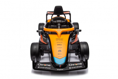 Masinuta electrica pentru copii, Formula 1 McLaren Racing 70W 12V, cu scaun tapitat [38]
