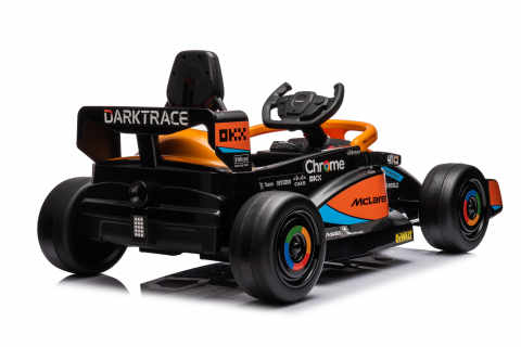 Masinuta electrica pentru copii, Formula 1 McLaren Racing 70W 12V, cu scaun tapitat [32]