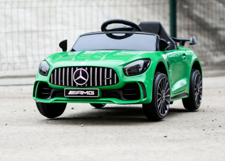 Masinuta electrica pentru copii Mercedes-Benz AMG GT-R 50W 12V culoare Verde [1]