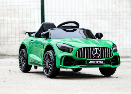 Masinuta electrica pentru copii Mercedes-Benz AMG GT-R 50W 12V culoare Verde [2]