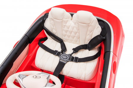 Masinuta electrica pentru copii Mercedes S650 MAYBACH 70W 12V Premium, rosie [15]