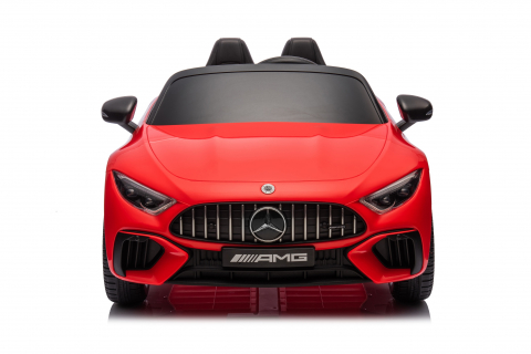 Masinuta electrica pentru copii cu licenta Mercedes SL63, 160W, 12V 10Ah, echipare premium, rosie [19]