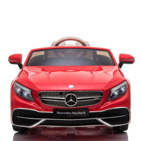 Masinute electrice - Masinuta electrica pentru copii, Mercedes S650 MAYBACH, putere 90W, baterie 12V, echipare Premium, rosie