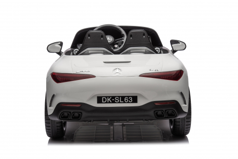 Masinuta electrica pentru copii 2-7 ani Mercedes SL63, 160W, 12V 10Ah, PREMIUM, culoare alba [19]