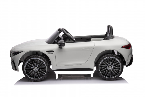 Masinuta electrica pentru copii 2-7 ani Mercedes SL63, 160W, 12V 10Ah, PREMIUM, culoare alba [17]