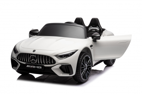 Masinuta electrica pentru copii 2-7 ani Mercedes SL63, 160W, 12V 10Ah, PREMIUM, culoare alba [11]