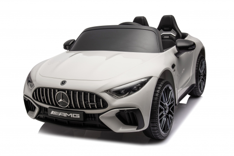 Masinute electrice - Masinuta electrica pentru copii 2-7 ani Mercedes SL63, 160W, 12V 10Ah, PREMIUM, culoare alba