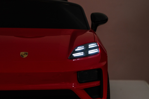 Porsche Macan 140W  rosie, masinuta electrica copii 2 - 5 ani [19]