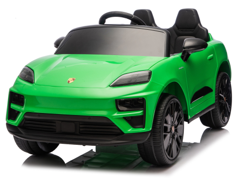 Masinute electrice - Porsche Macan 140W  verde, masinuta electrica copii 2 - 5 ani