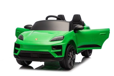 Porsche Macan 140W  verde, masinuta electrica copii 2 - 5 ani [9]
