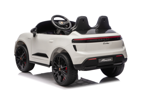 Porsche Macan 140W  alba, masinuta electrica copii 2 - 5 ani [13]