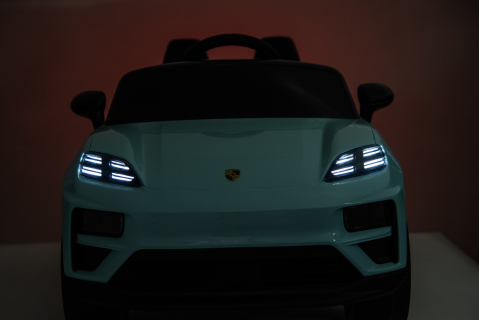 Porsche Macan 140W  Albastra, masinuta electrica copii 2 - 5 ani [18]