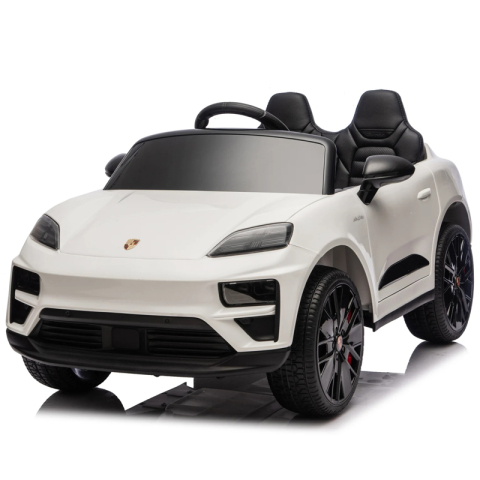 Masinute electrice - Porsche Macan 140W  alba, masinuta electrica copii 2 - 5 ani