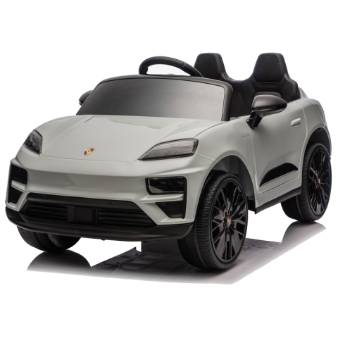 Masinute electrice - Porsche Macan 140W  Gri, masinuta electrica copii 2 - 5 ani