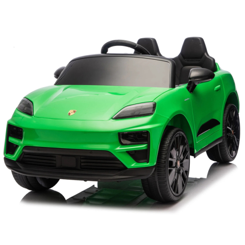 Produse in stoc - Porsche Macan 140W  verde, masinuta electrica copii 2 - 5 ani