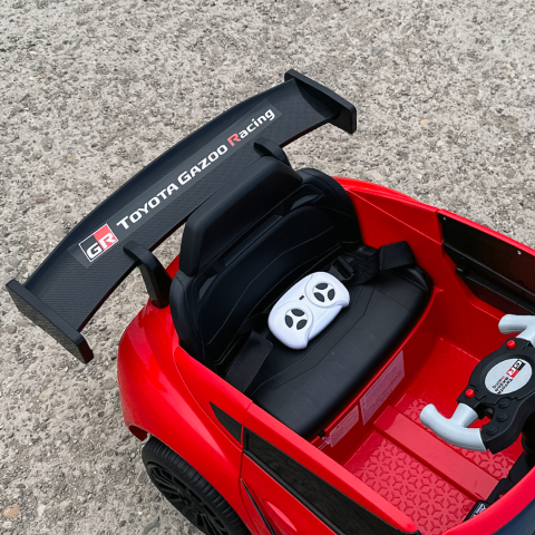 Masinuta electrica pentru copii, Toyota Supra GR, 12V 90W, telecomanda control parental, rosie [9]