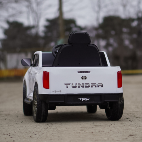 Masinuta electrica pentru copii, Toyota Tundra I-max Force, 12V 80W, echipata premium, alba [6]