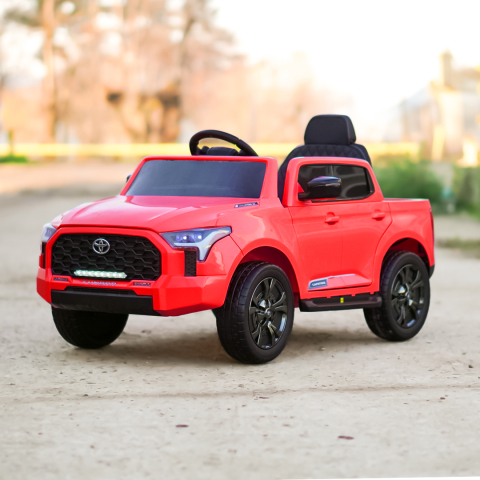 Masinuta electrica pentru copii, Toyota Tundra I-max Force, 12V 80W, echipata premium, rosie [9]