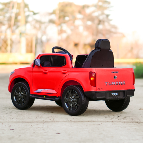 Masinuta electrica pentru copii, Toyota Tundra I-max Force, 12V 80W, echipata premium, rosie [7]