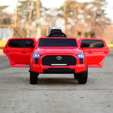 Masinuta electrica pentru copii, Toyota Tundra I-max Force, 12V 80W, echipata premium, rosie [2]