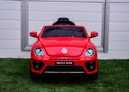 Masinuta electrica pentru copii VW Beetle Dune 35W 6V, functie de leganat, culoare Rosu [2]