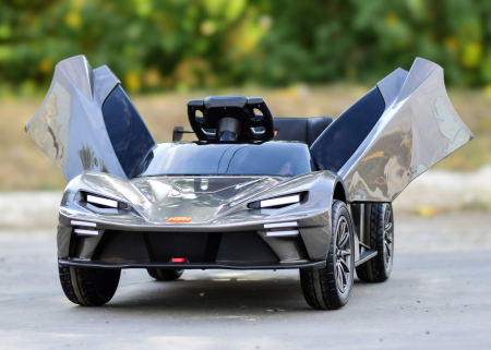 Masinuta electrica pentru copil 2-6 ani, KTM 90W 12V 7Ah echipare Premium culoare Gri [1]
