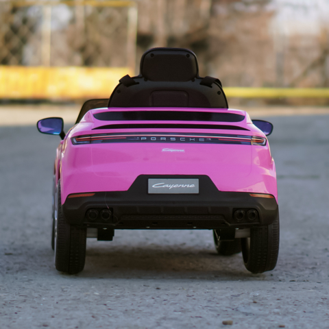 Porsche Cayenne roz, masinuta electrica copii 2 - 5 ani [6]
